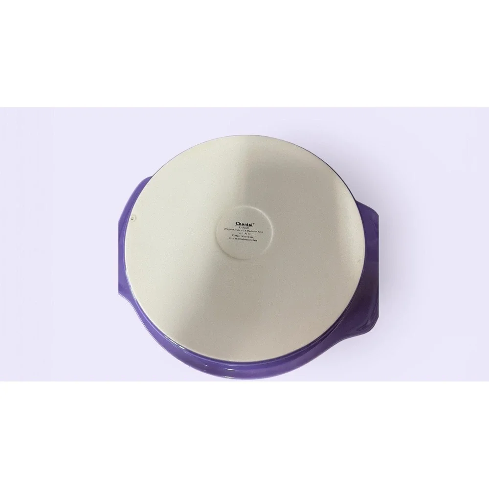 Chantal Purple Lavender Round Baking Casserole Dish Bowl 1 Quart‎ Kitchen Spring